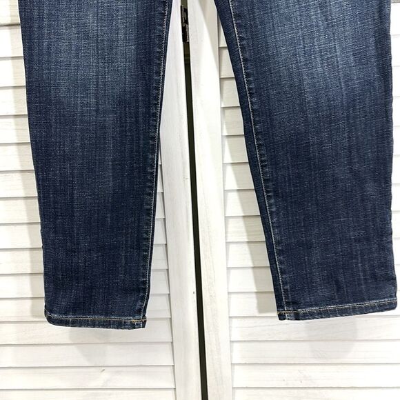 Chico's Girlfriend Crop Jeans Size 1.5 Size 10 So Slimming High Rise Denim - Picture 6 of 13